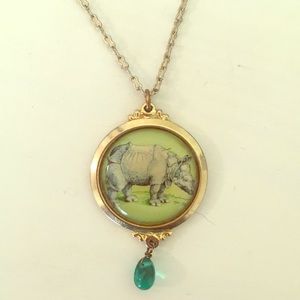 Funky Rhinoceros Necklace